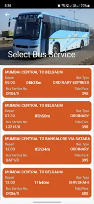 MSRTC Bus Reservation android App screenshot 0